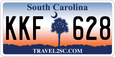 SC license plate KKF628