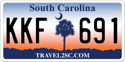 SC license plate KKF691
