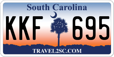 SC license plate KKF695