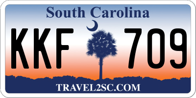 SC license plate KKF709
