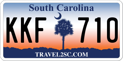 SC license plate KKF710