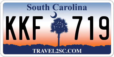 SC license plate KKF719