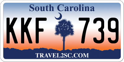 SC license plate KKF739