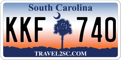 SC license plate KKF740