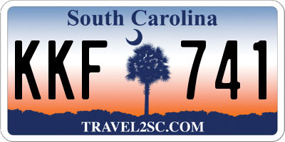SC license plate KKF741