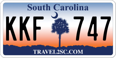 SC license plate KKF747