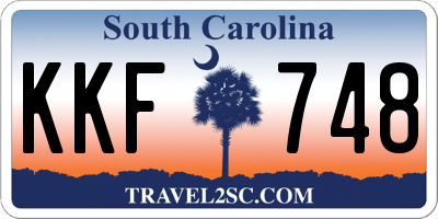 SC license plate KKF748