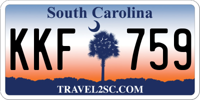 SC license plate KKF759