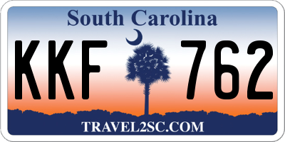 SC license plate KKF762