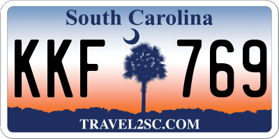 SC license plate KKF769