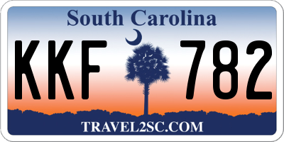 SC license plate KKF782