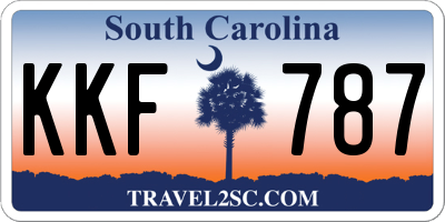 SC license plate KKF787