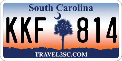 SC license plate KKF814