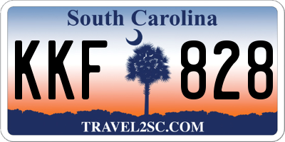 SC license plate KKF828