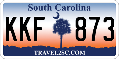 SC license plate KKF873