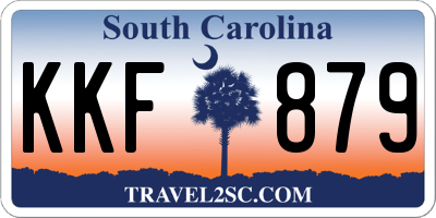 SC license plate KKF879