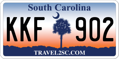 SC license plate KKF902
