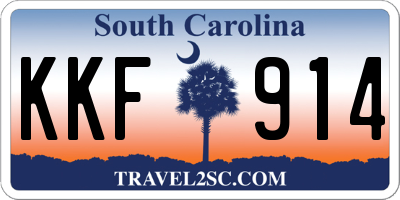 SC license plate KKF914