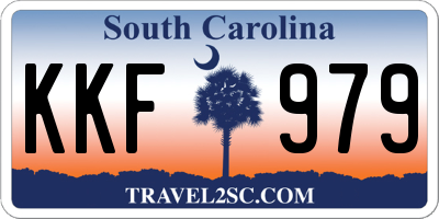 SC license plate KKF979