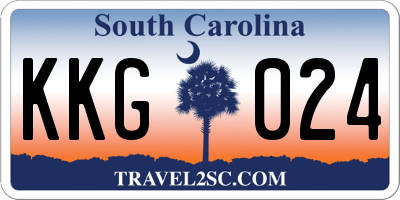 SC license plate KKG024