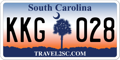 SC license plate KKG028