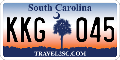 SC license plate KKG045
