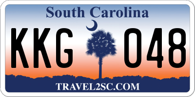 SC license plate KKG048