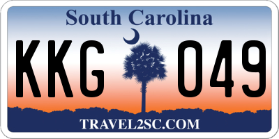 SC license plate KKG049