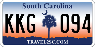 SC license plate KKG094