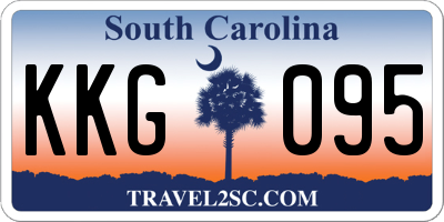 SC license plate KKG095