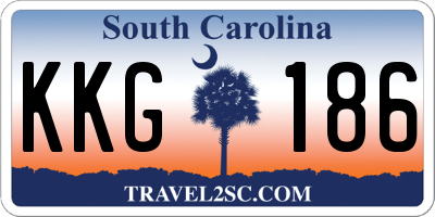SC license plate KKG186