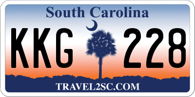 SC license plate KKG228