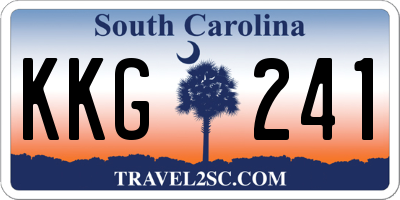 SC license plate KKG241