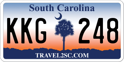 SC license plate KKG248