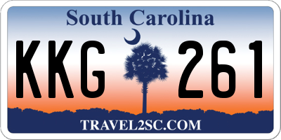 SC license plate KKG261