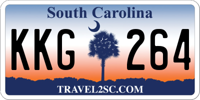 SC license plate KKG264