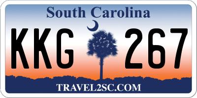 SC license plate KKG267