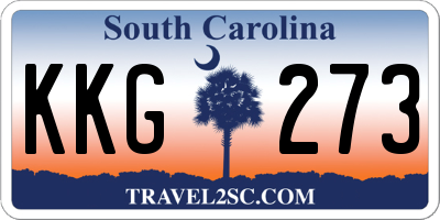 SC license plate KKG273