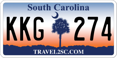 SC license plate KKG274
