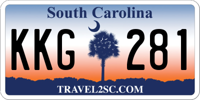 SC license plate KKG281