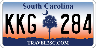 SC license plate KKG284