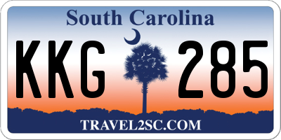 SC license plate KKG285