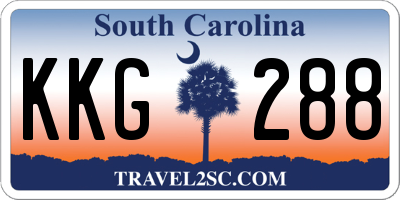 SC license plate KKG288