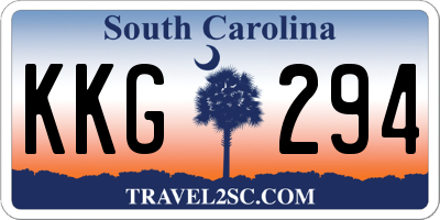 SC license plate KKG294