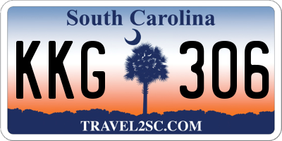 SC license plate KKG306