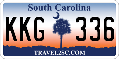 SC license plate KKG336