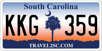 SC license plate KKG359
