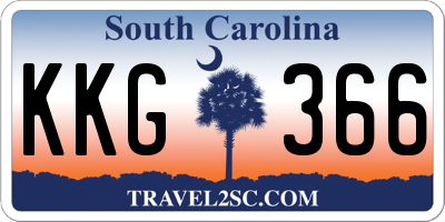 SC license plate KKG366