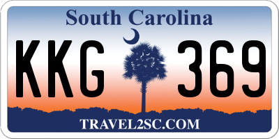 SC license plate KKG369