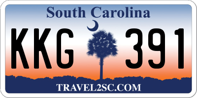 SC license plate KKG391